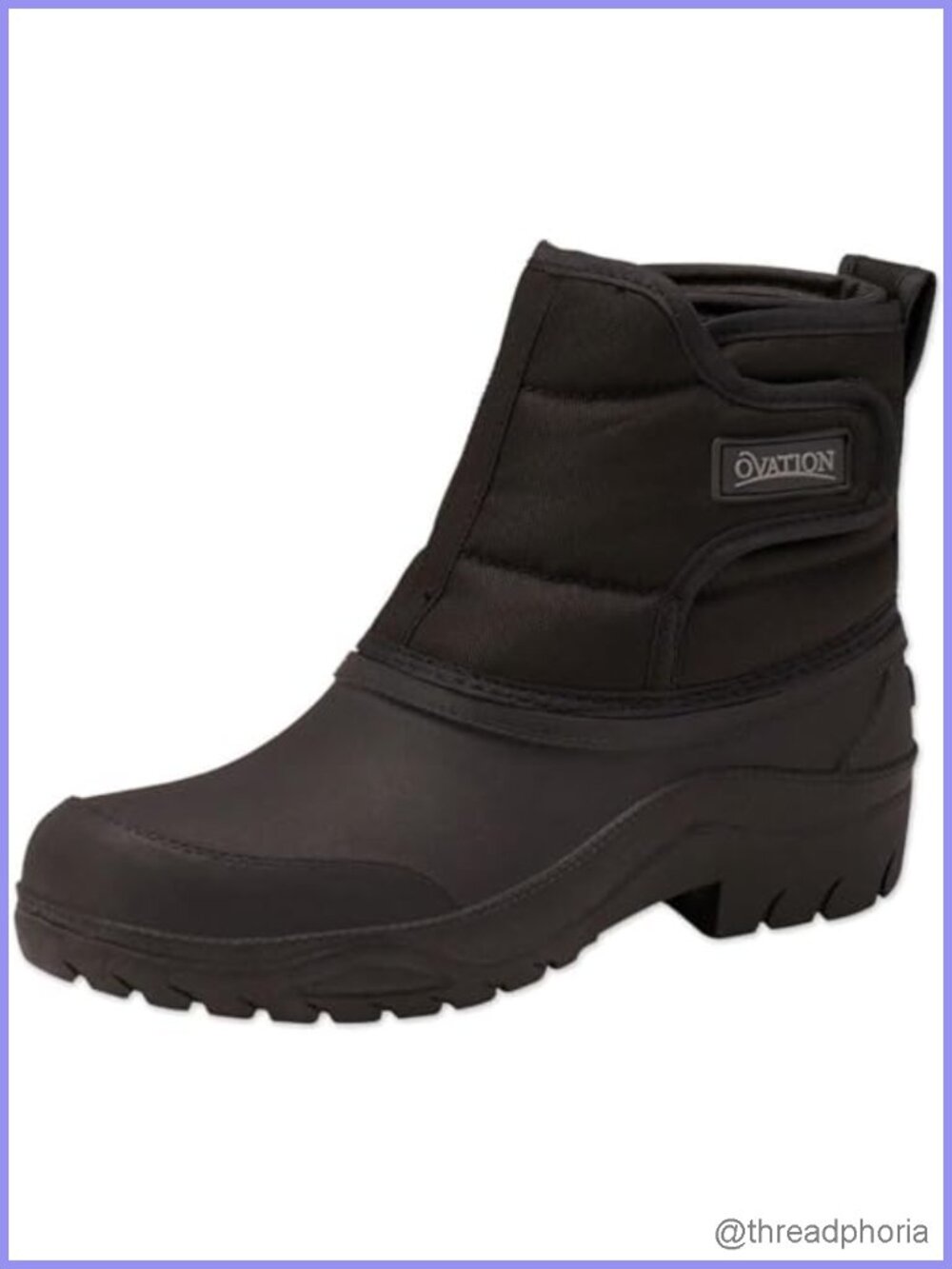 Ovation Equestrian Blizzard Paddock Boots Water-Resistant PVC Ankle